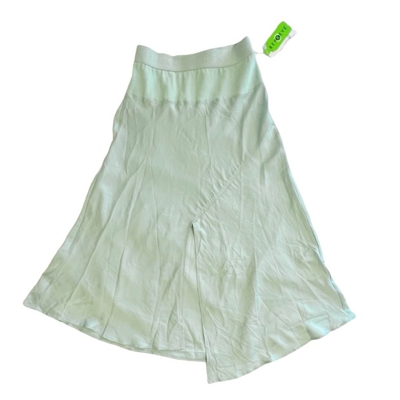 GUESS NWT Altea Midi Slip Asymmetrical Skirt, Small, Mint Green - Picture 5 of 10